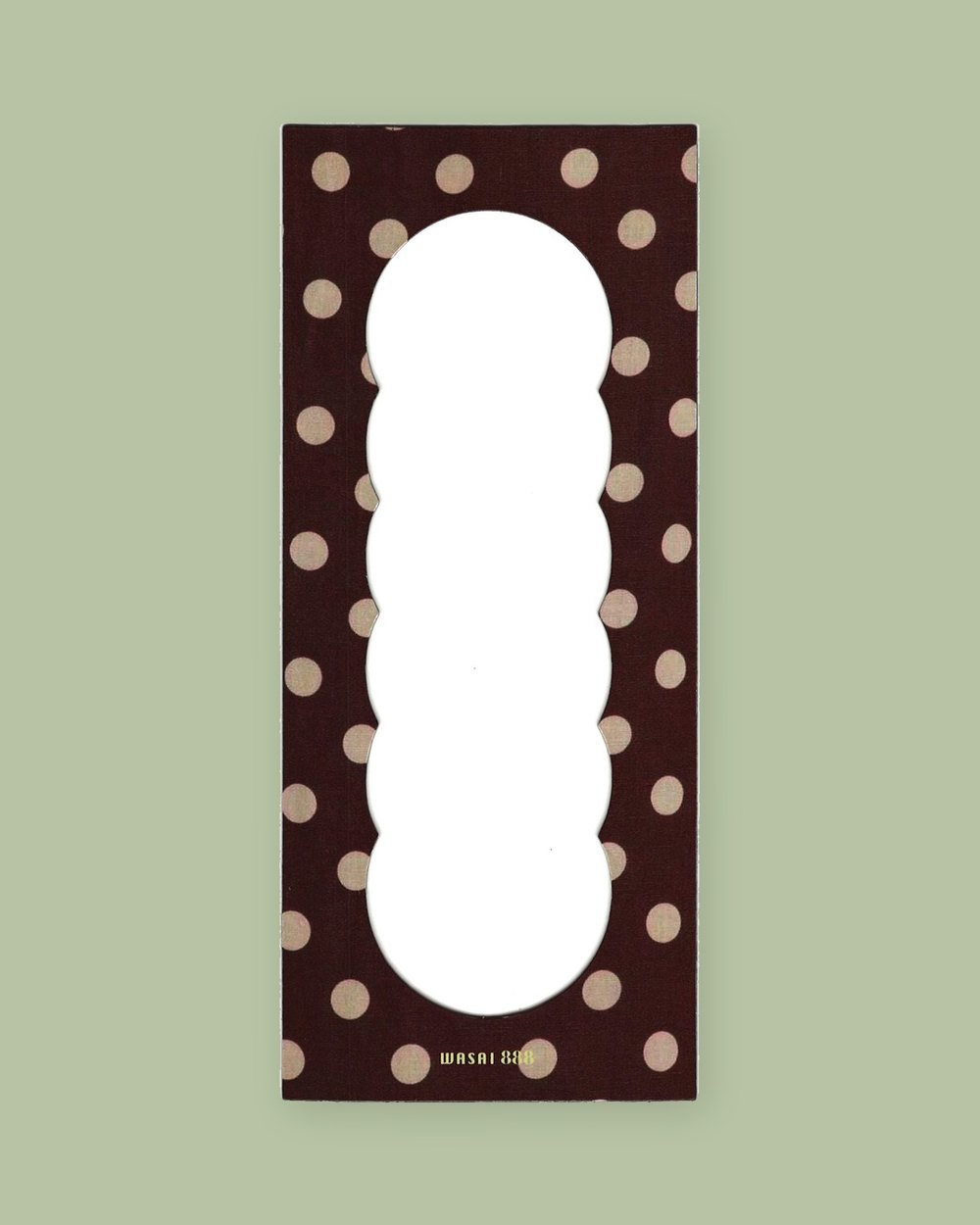 Brown Polka Dot magnetic frame