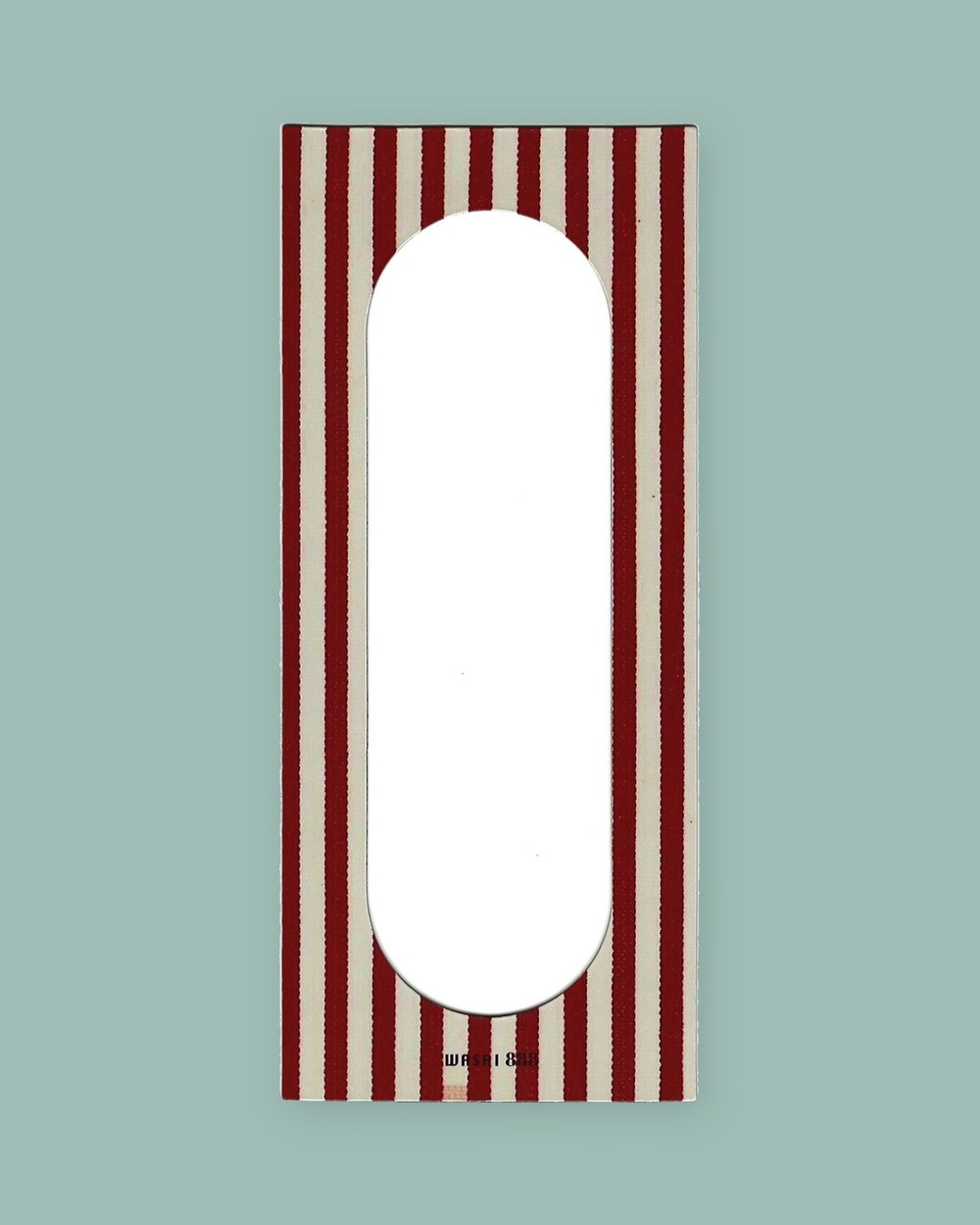 Burgundy Circus Stripe magnetic frame